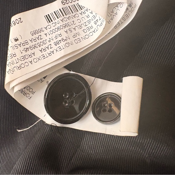 Zara Women's Classic Black Textured Blazer | Small - Picture 8 of 8